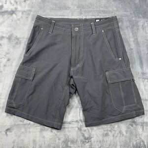 Kuhl Shorts Men's size 30 Cargo Renegade Gorp Core Hiking Camp stretch black